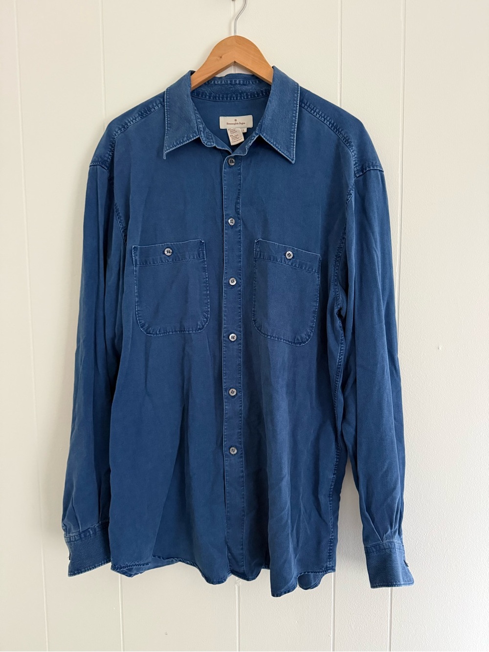 Ermenegildo Zegna Deep Blue Button-Down Shirt